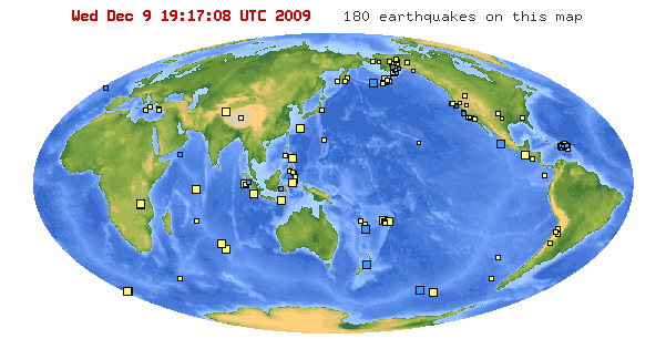 recent earthquakes map. most recent earthquakes in